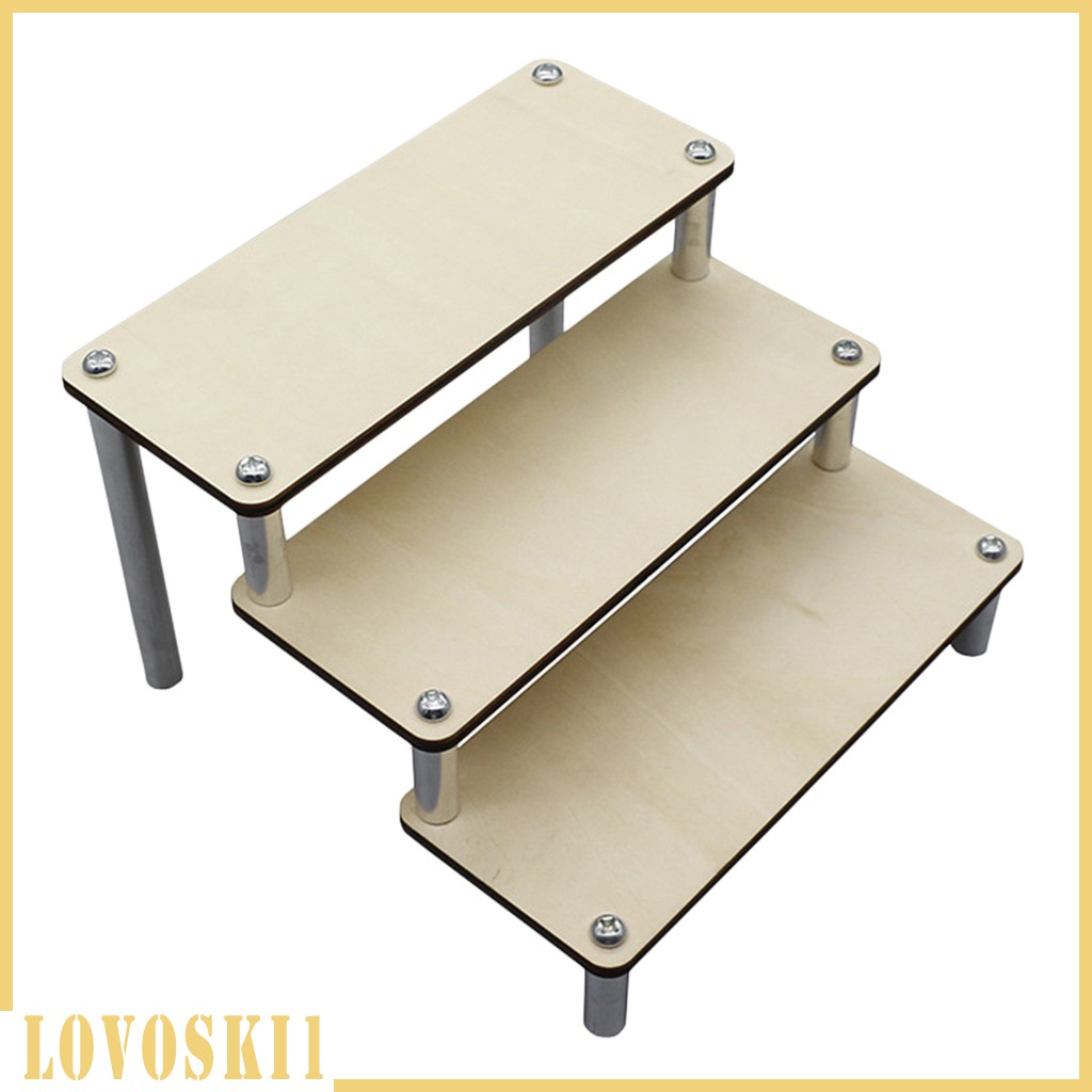 [lovoskibcMY] Wooden Display Stand Retail Toy Action Figures Rack for ...