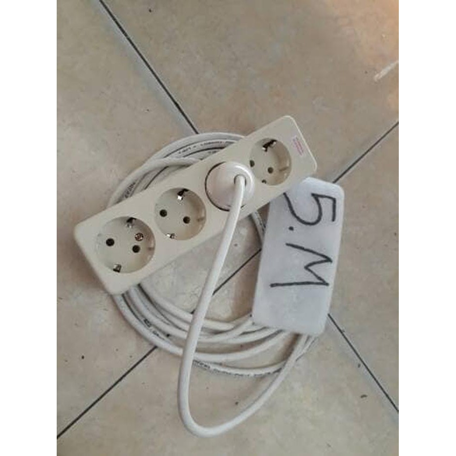 Socket Become A Socket / Socket Become 4 Hole uticon + 5m Cable Plug ar ...