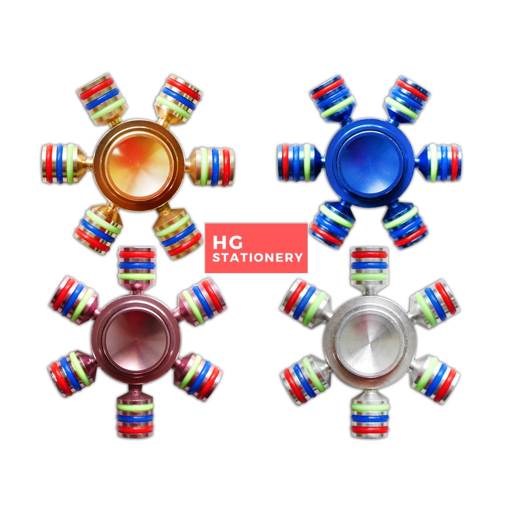 Six sided hot sale fidget spinner