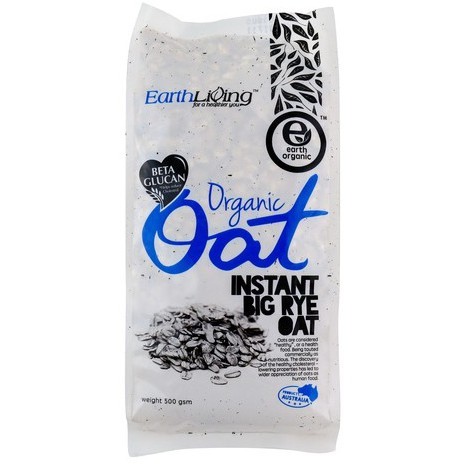 Earth Living Instant Big Rye Oat 500g 有机黑麦片 | Shopee Malaysia