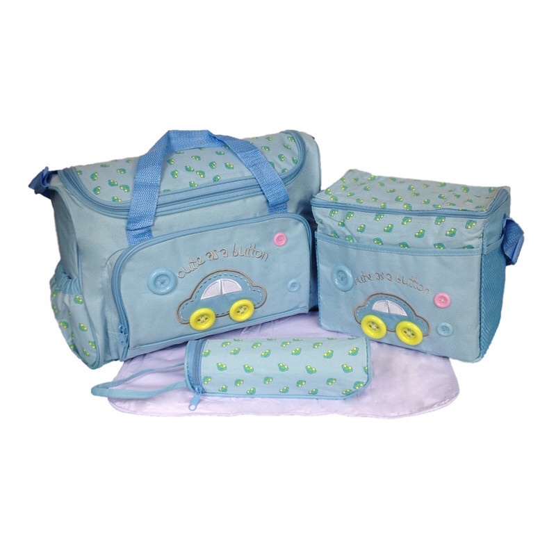 🐳5pcs 4pcs Multi Function Baby Diaper 5 in 1 Mummy Essential Diaper Bag ...