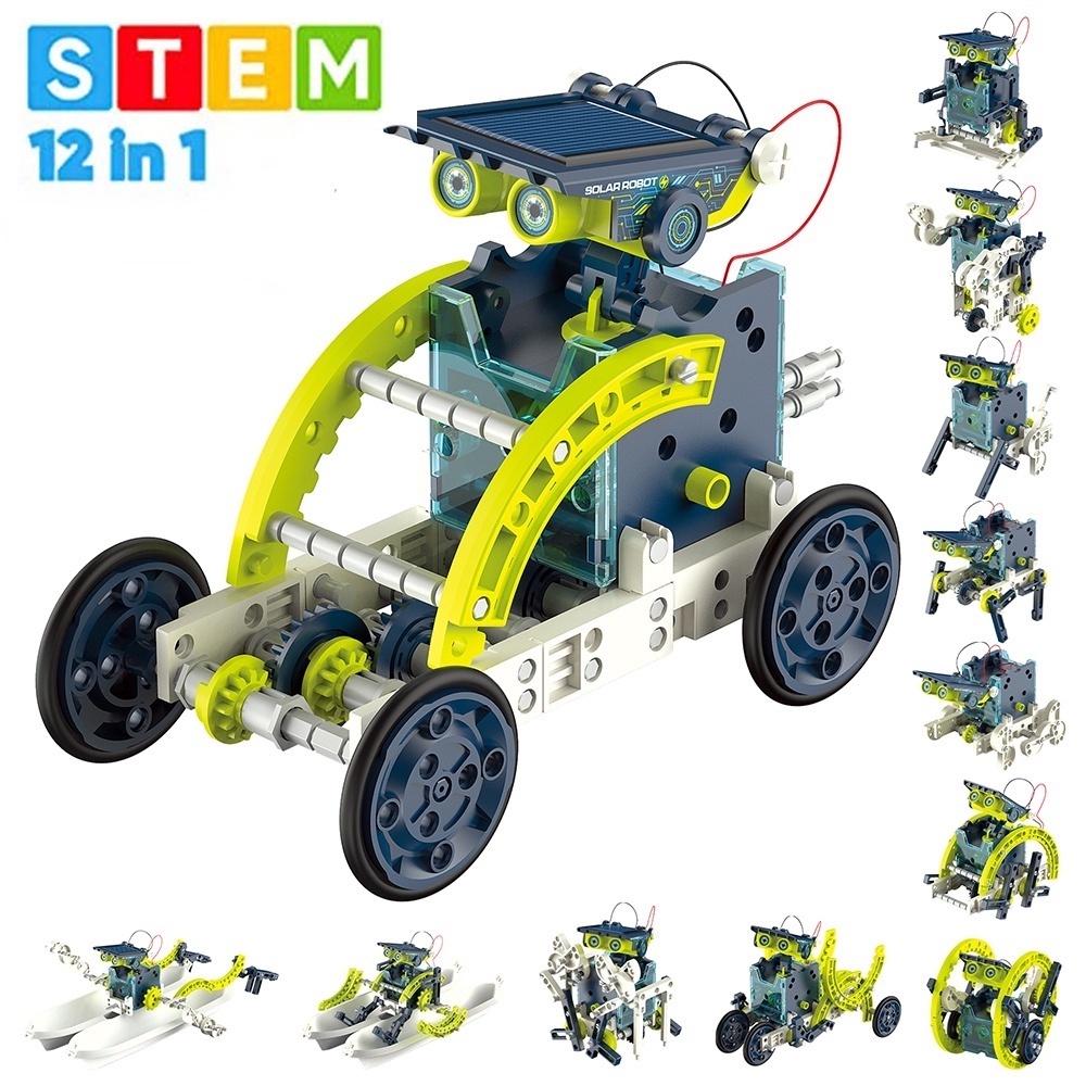 [Ready Stock] STEM Toy Solar Robot KIt DIY Solar STEM Robot Toy