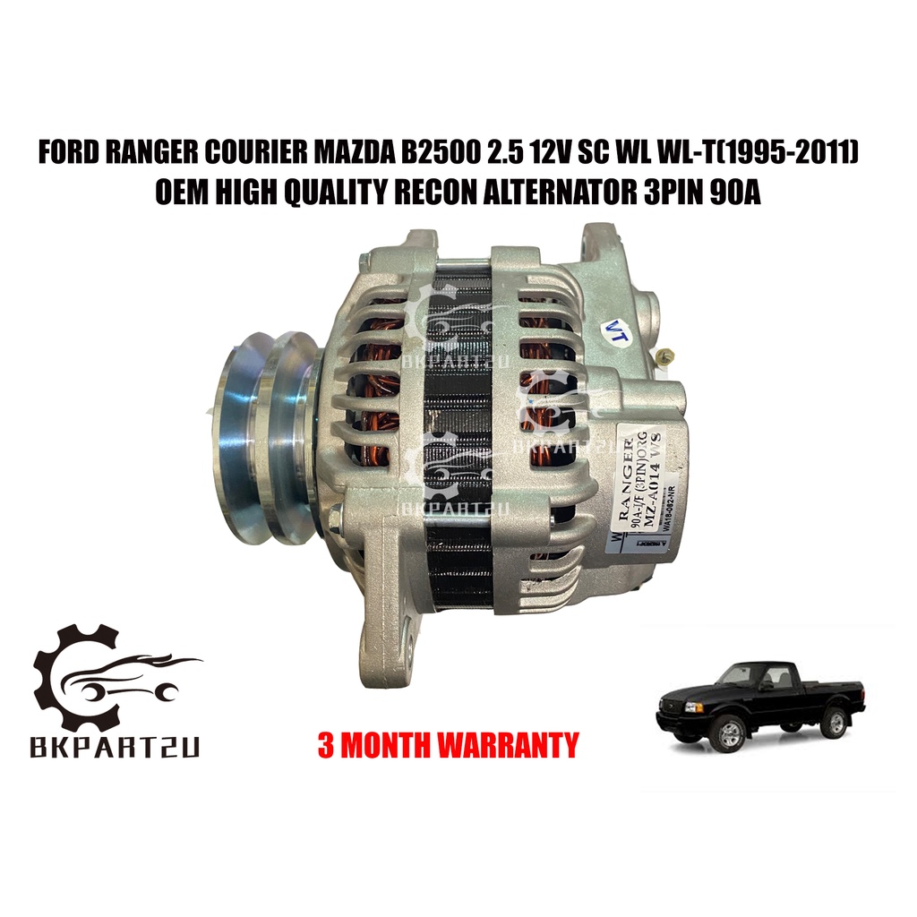 FORD RANGER COURIER MAZDA B2500 2.5 12V SC WL WL-T(1995-2011 ...