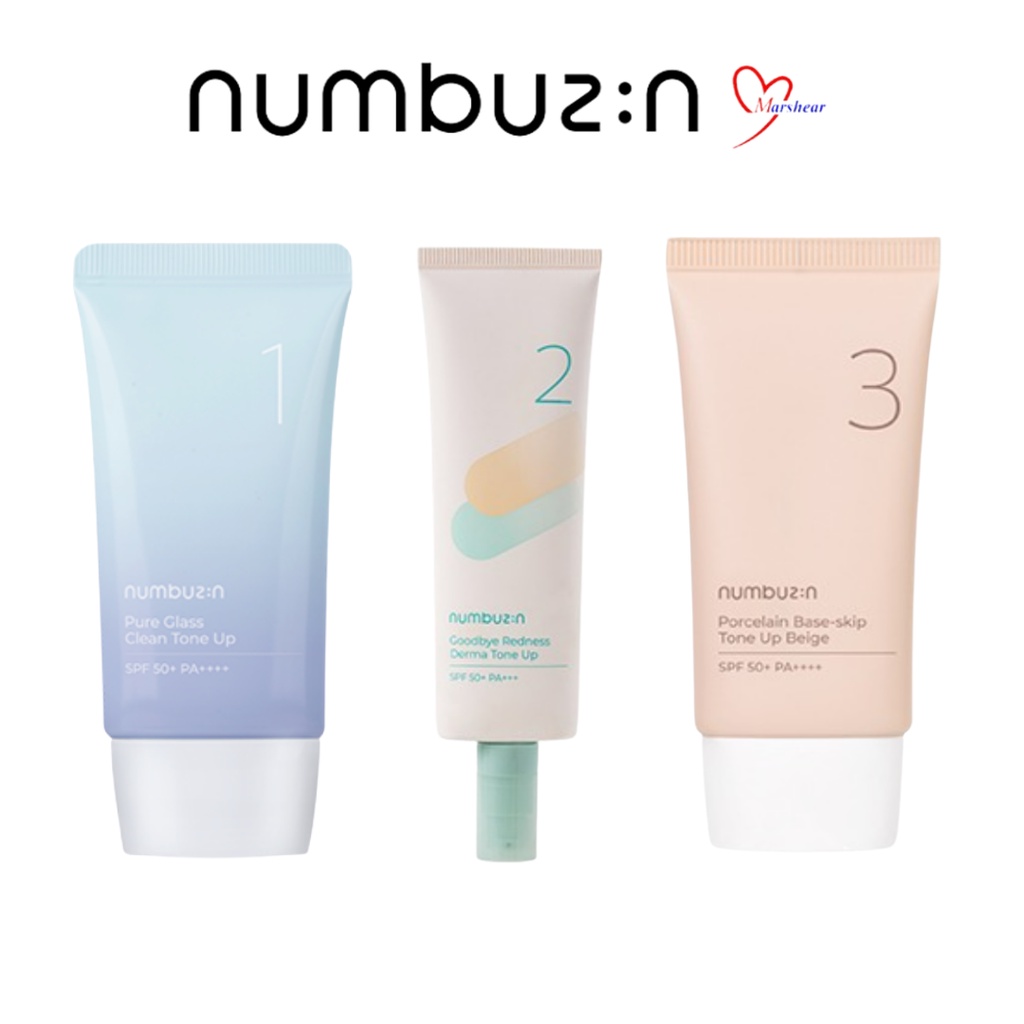 Numbuzin Pure Glass Clean Tone Up / Goodbye Redness Derma Tone Up ...