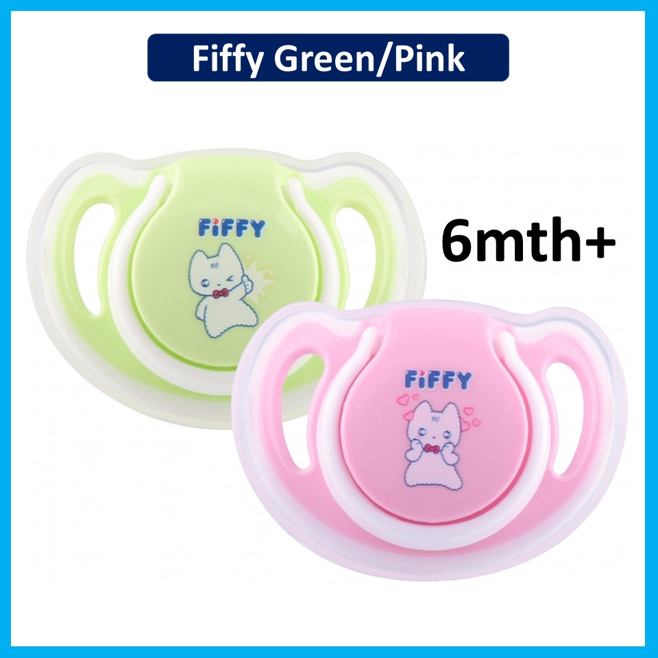 Fiffy Rubber Soother Oval/Cherry Shape Puting susu baby baby pacifier ...