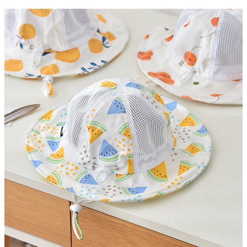 fitted cap Baby Sunshade Hat Summer Thin Baby Girl Hat Summer Children