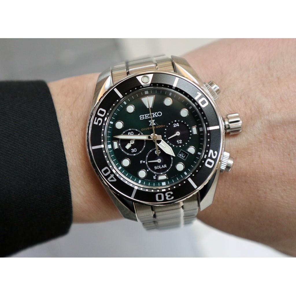Seiko Prospex Sumo SSC807J1 PADI Solar Diver Jam Lelaki Men Watches 100 Original Shopee Malaysia