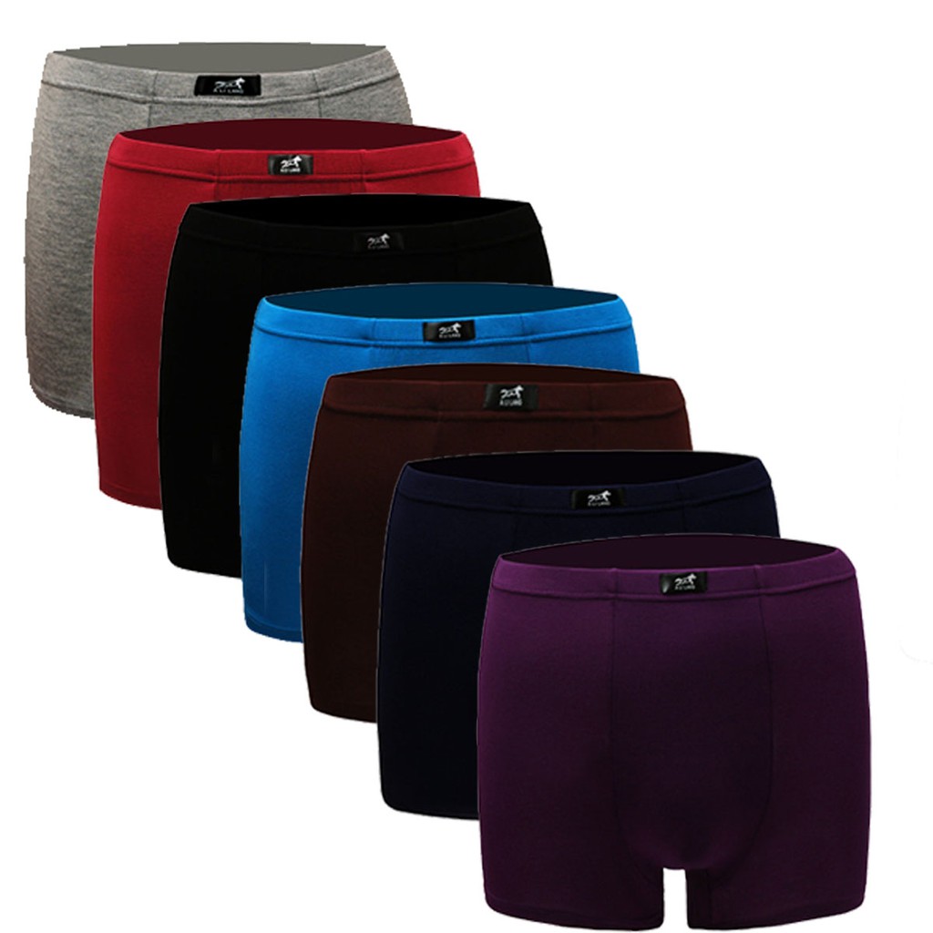 🔥READY STOCK🔥 Mens Underwear Boxer Briefs Men Boxer Modal Cotton Fit