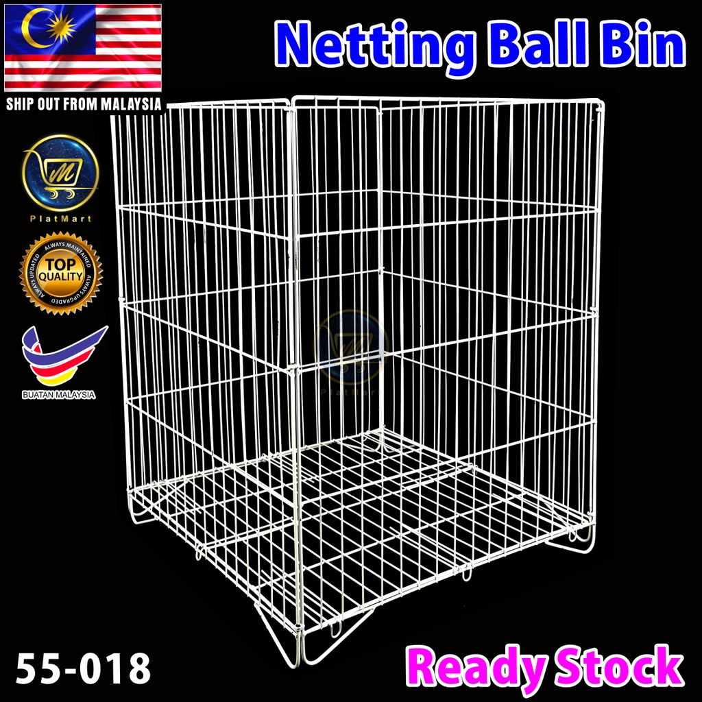PlatMart - [READY STOCK] Steel Full Netting Ball Bin Rack 55-018 ...