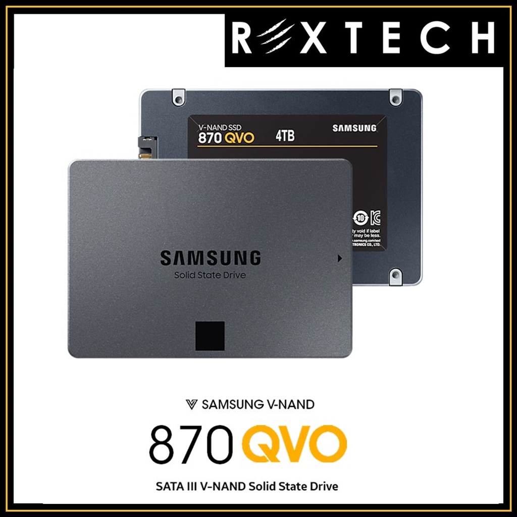 Samsung 870 QVO SATA III 2.5" SSD [1TB/2TB/4TB/8TB] Shopee Malaysia