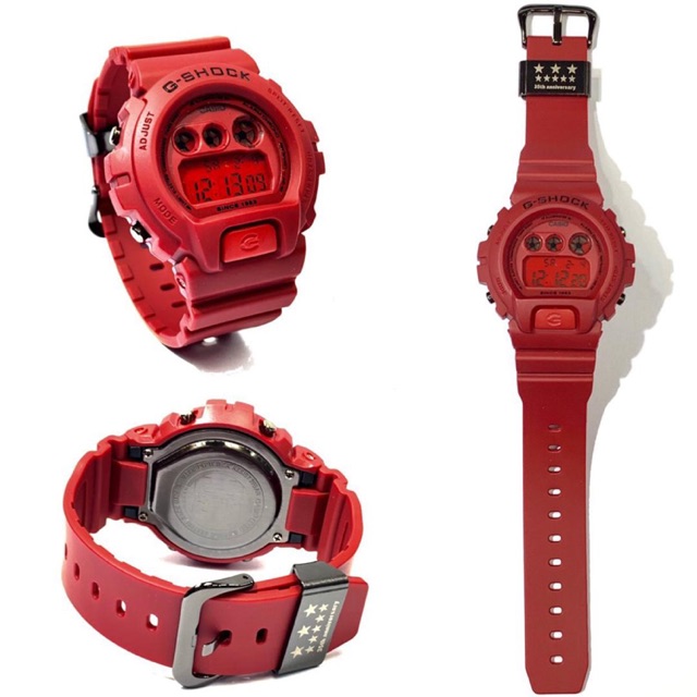 G Shock DW6900 Red Out limited edition design Single digital