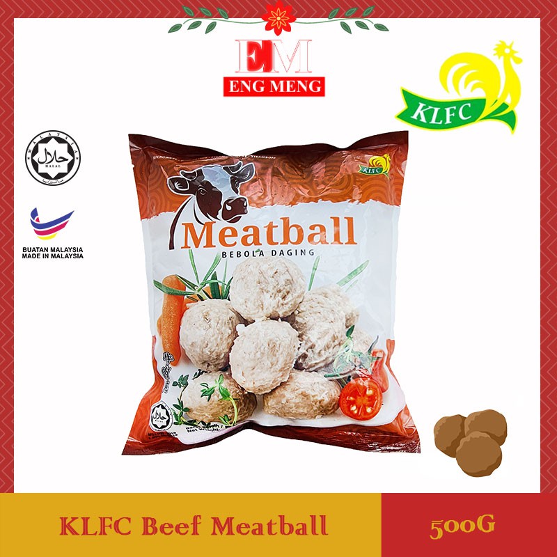Klfc Meatball 500g Klfc 牛肉丸 500g Klfc Bebola Daging 500g Shopee Malaysia