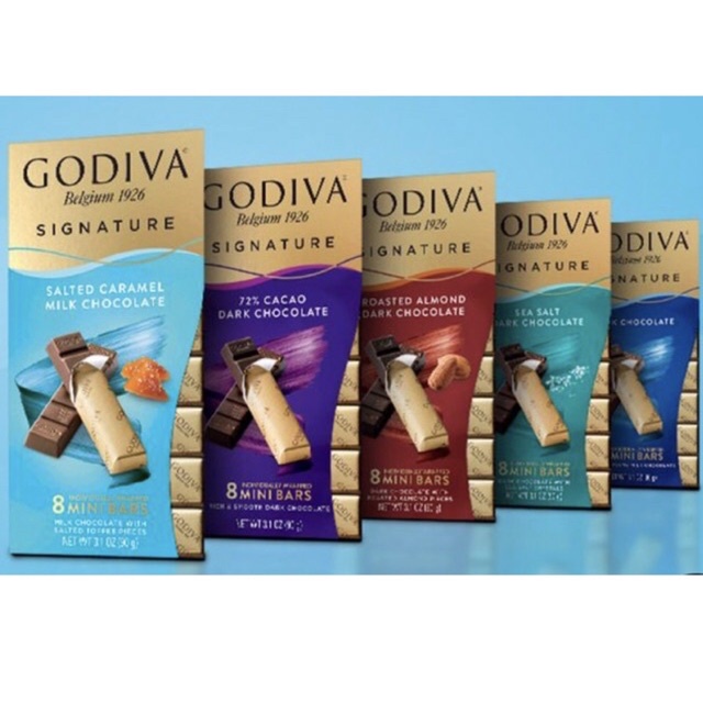 Godiva Chocolate 8 Mini Bar 90g Shopee Malaysia