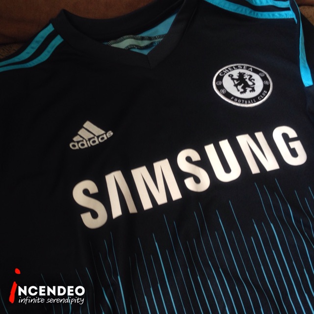 Adidas Chelsea Football Club Samsung Jersey White El Korita #16YouthXL  Climacool