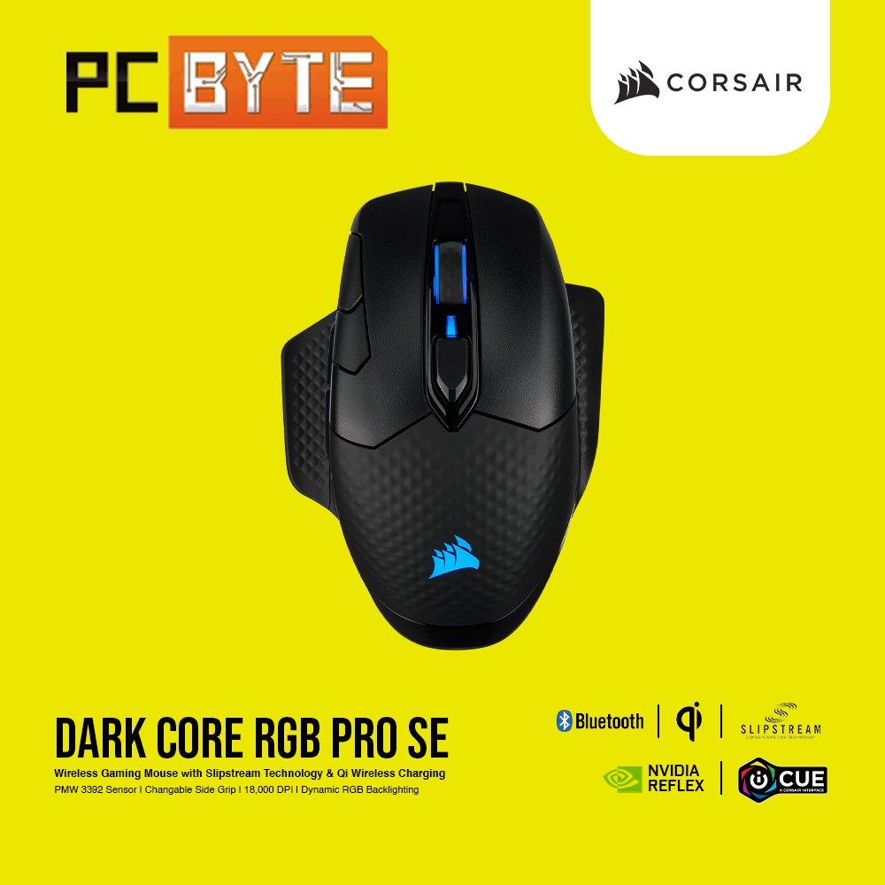 Dark core rgb pro online se wireless gaming mouse