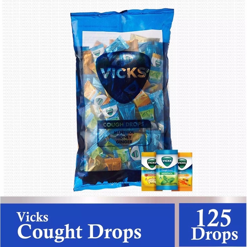 Vicks Cough Drops Chocolates 125 pieces +5 packs (India) Shopee