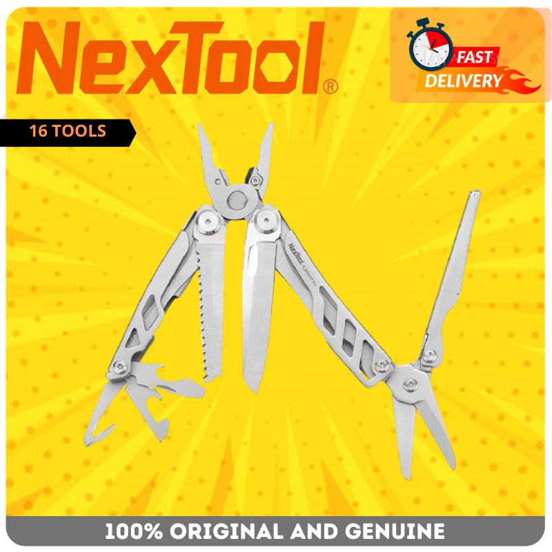 🔥READY STOCK 🔥 NEXTOOL KT5020 Flagship Pro 16-IN-1 Pocket Multitool For ...