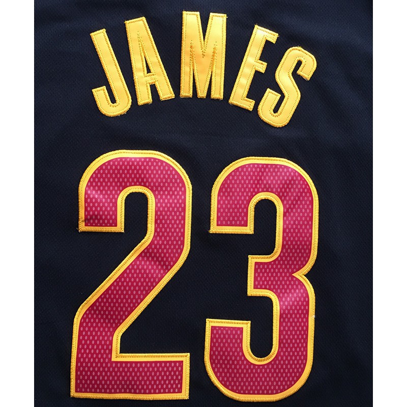 2019 NBA Cleveland Cavaliers #23 LeBron James Black Short Sleeve Jersey ...