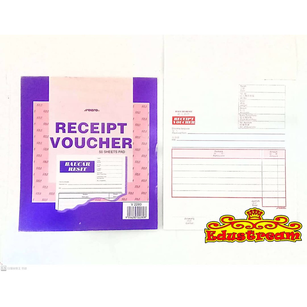 ready-stock-aero-receipt-voucher-50-sheet-v2280-shopee-malaysia