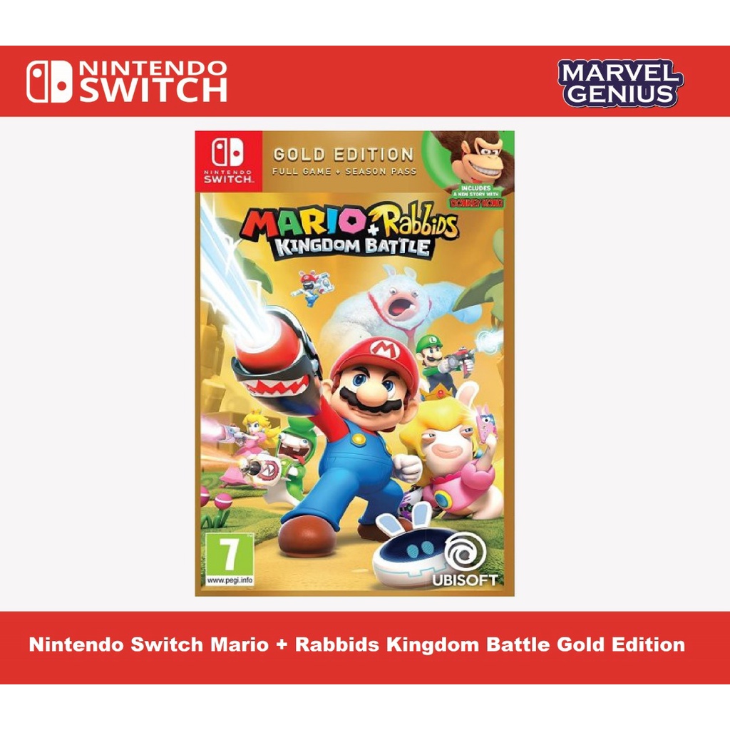 NSW NS NINTENDO SWITCH GAME MARIO RABBIDS I Mario+Rabbids Kingdom