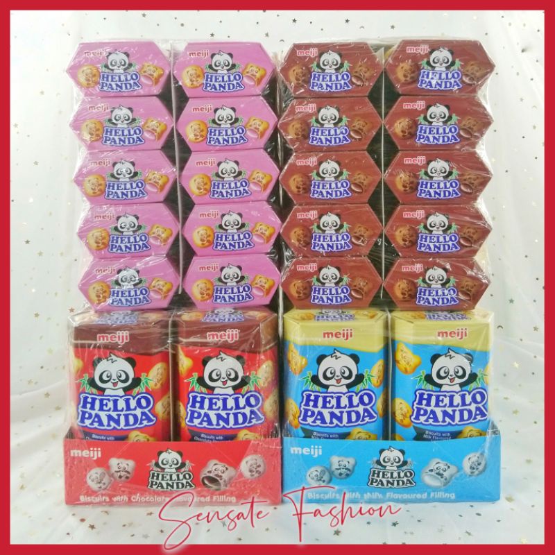 Meiji Hello Panda 43g Fun Filled Biscuit Treats 4r0003 Readystock 现货