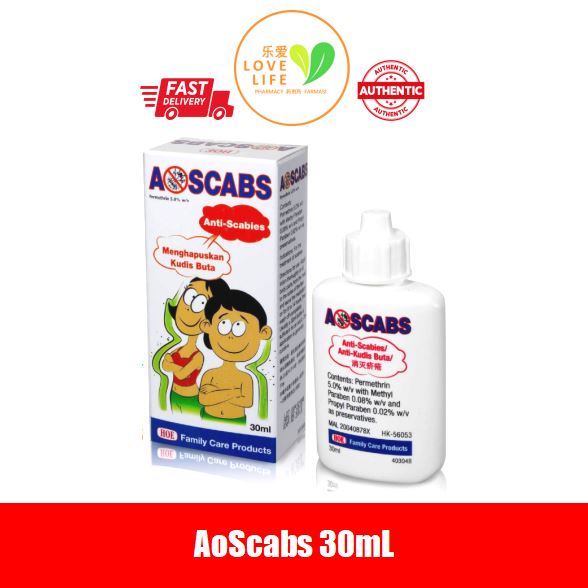 HOE AoScabs (A Scabs / AScabs) 30mL anti-scabies | Shopee Malaysia