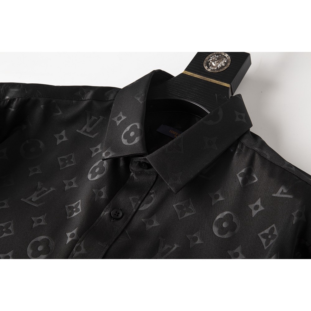 LOUIS VUITTON LV men's luxury cotton long sleeve monogram shirt top S-XXXL  TT131