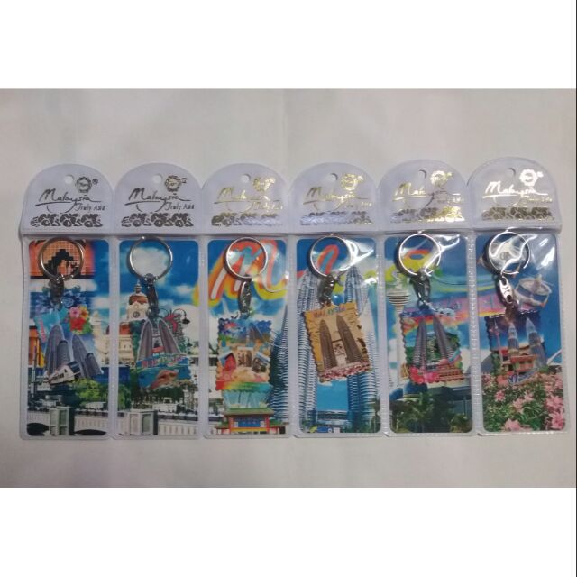 👍🏻Ready Stock 👍🏻 Kuala Lumpur Twin Tower Souvenier Key Chain Stamp