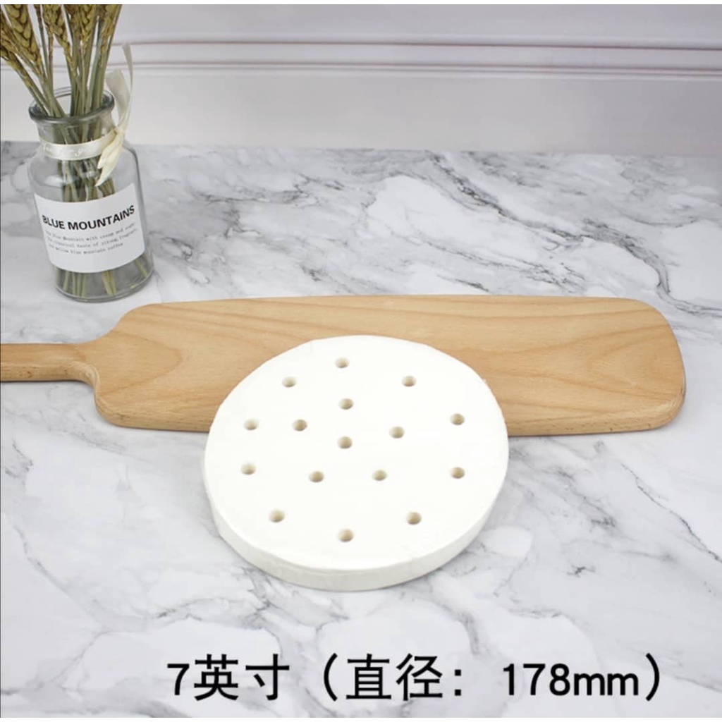 Non Stick Steam Paper Fry Food Dim Sum Paper Air Fryer Paper Perforated ...
