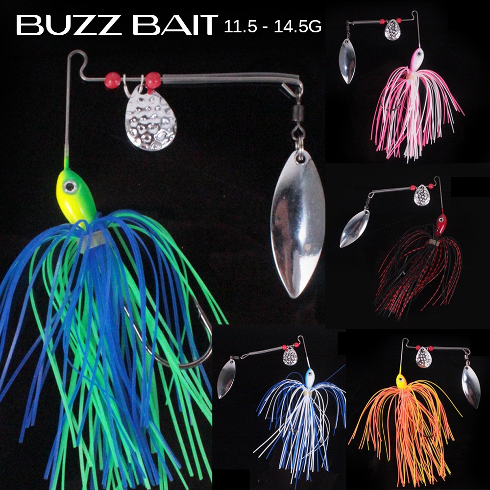 Spinnerbait Fishing Lures Bass Buzzbait Tinting Lure Snakehead