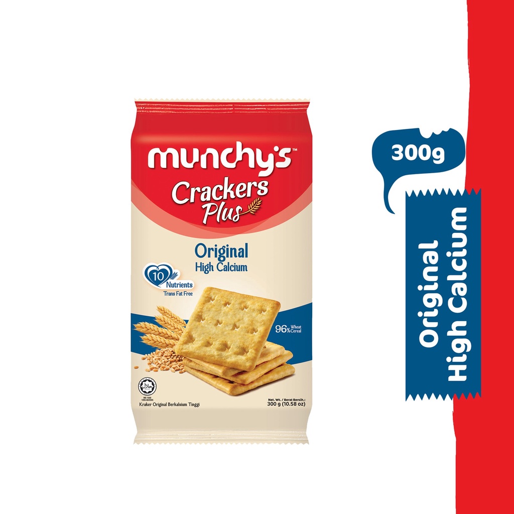 Munchy's Crackers Plus Original High Calcium (300g) Shopee Malaysia