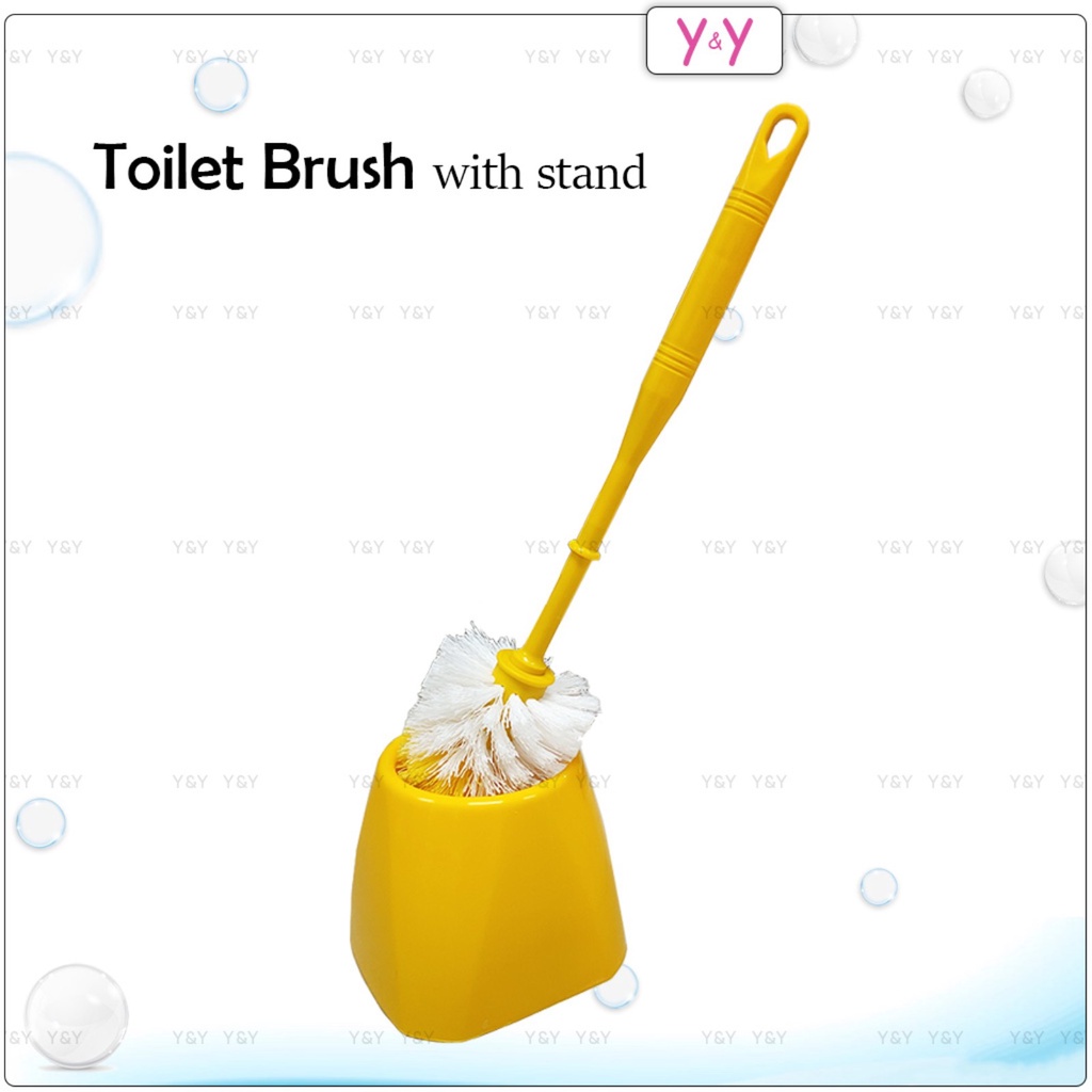 Rayaco Toilet Brush With Stand / WC Bathroom Brush / Toilet Bristles