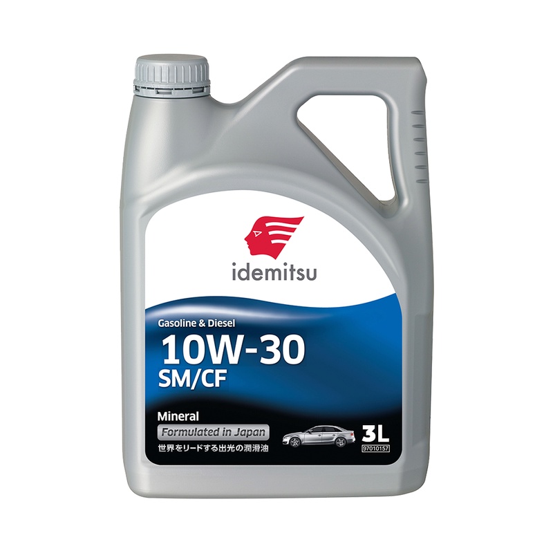 Idemitsu 10W-30 SM/CF Mineral Gasoline Engine Oil (3L) | Shopee Malaysia