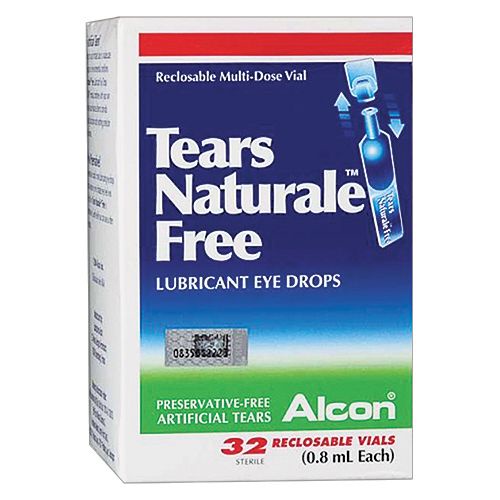 Alcon Tears Naturale Free Lubricant Eye Drops 0.8ML X 32 Vials Expired