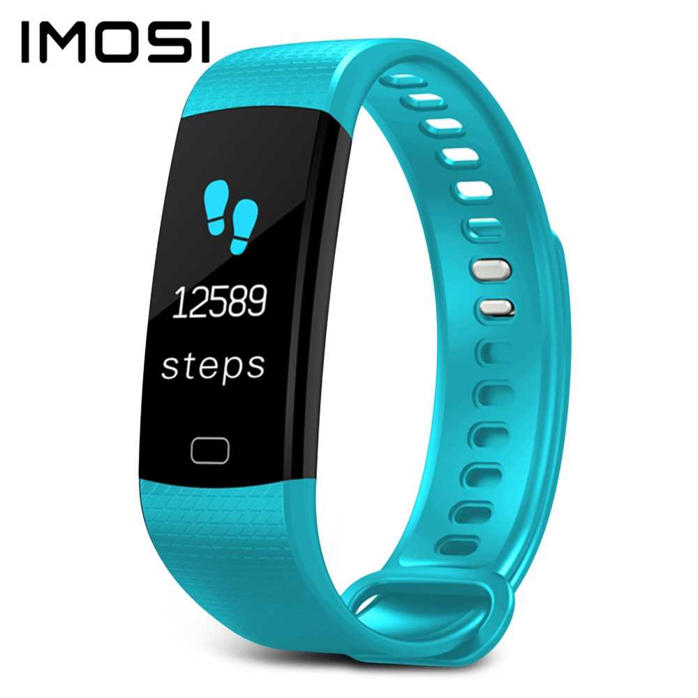Imosi Y5 Smart Bracelet Color Screen Heart Rate Fitness Tracker Watch (Sky Blue) Shopee Malaysia