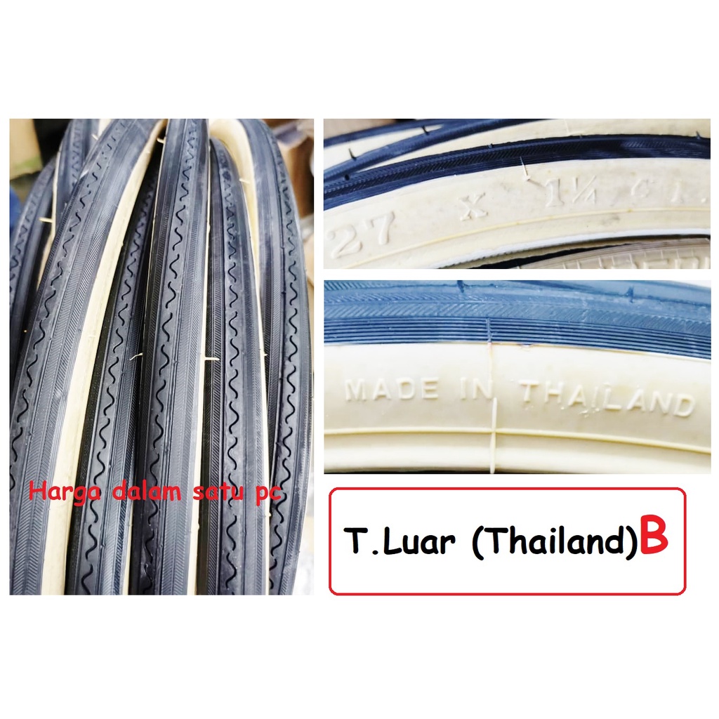 27 x11/4 Tayar luar untuk size 27x11/4 untuk basikal racing lama ...