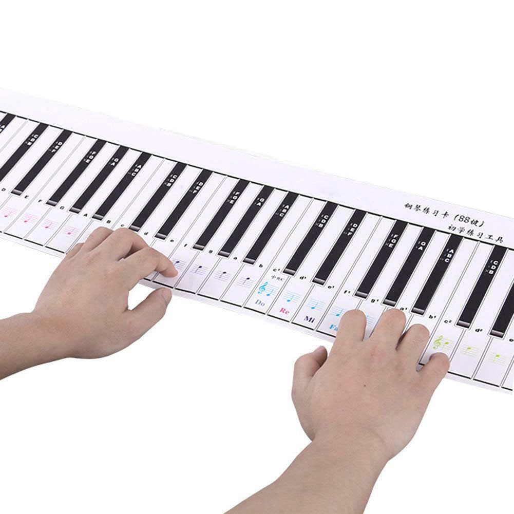 Portable Waterproof Flexible 88 Key Electronic Piano Keyboard Practice ...