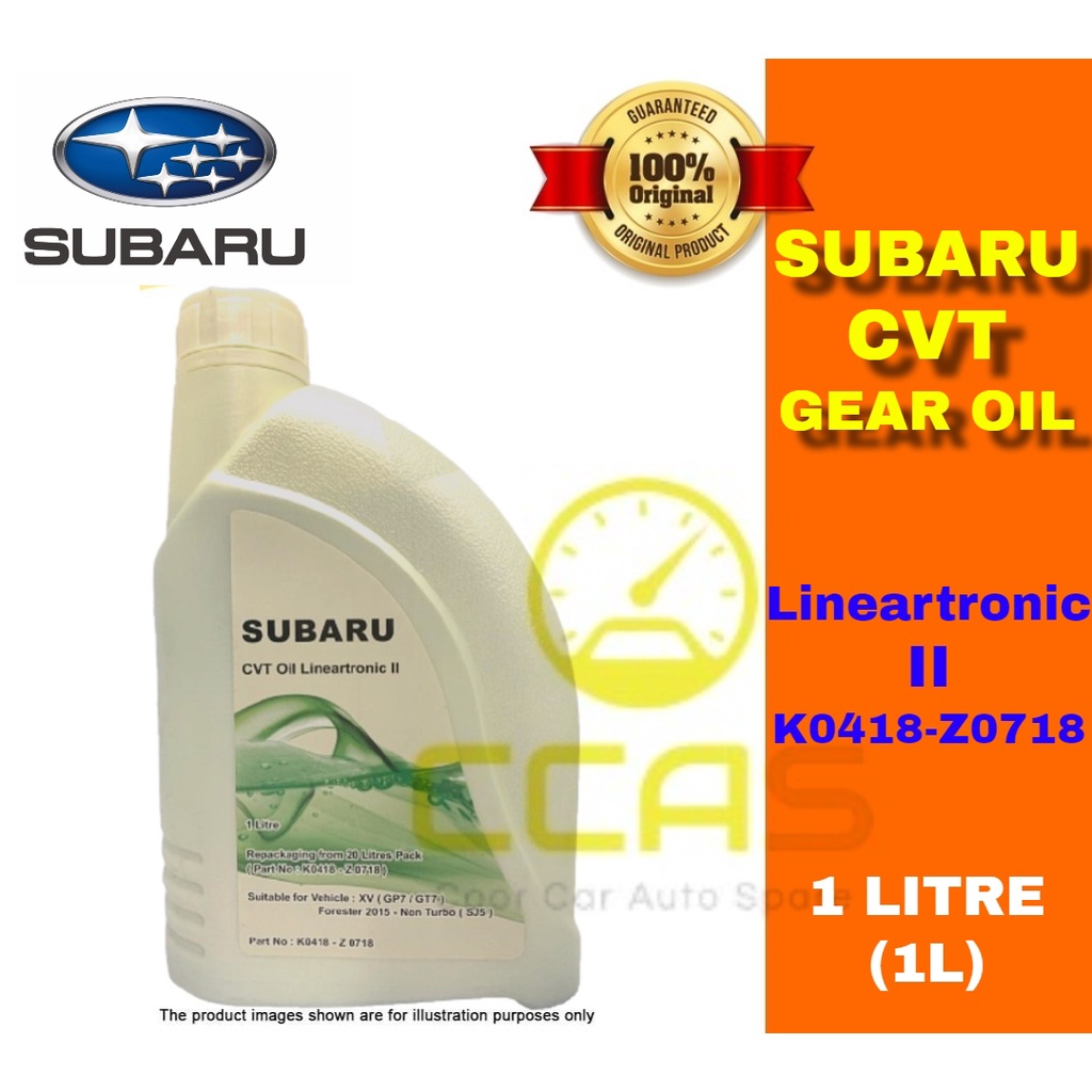 Subaru ATF CVT Lineartronic II 1L- Subaru XV GP7 GT7 Forester SJ5- Auto ...