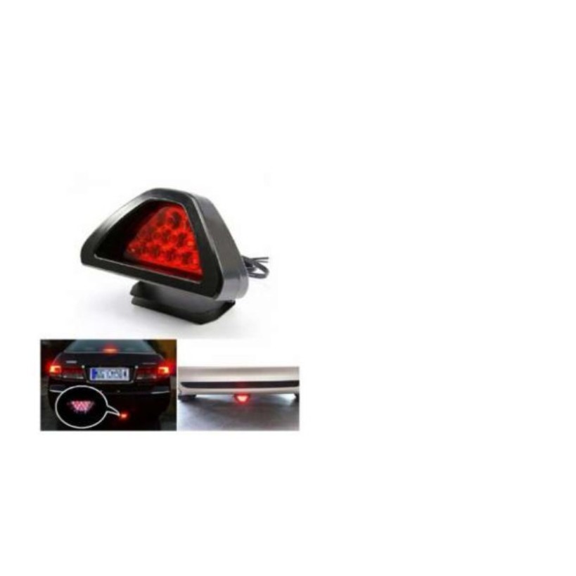 Universal F1 Style 12 LED Red Rear Tail Third Brake Stop Safety Lamp ...