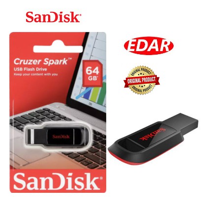 Sandisk Cruzer Spark 64GB USB 2.0 Flash Drive SDCZ61-064G | Shopee Malaysia