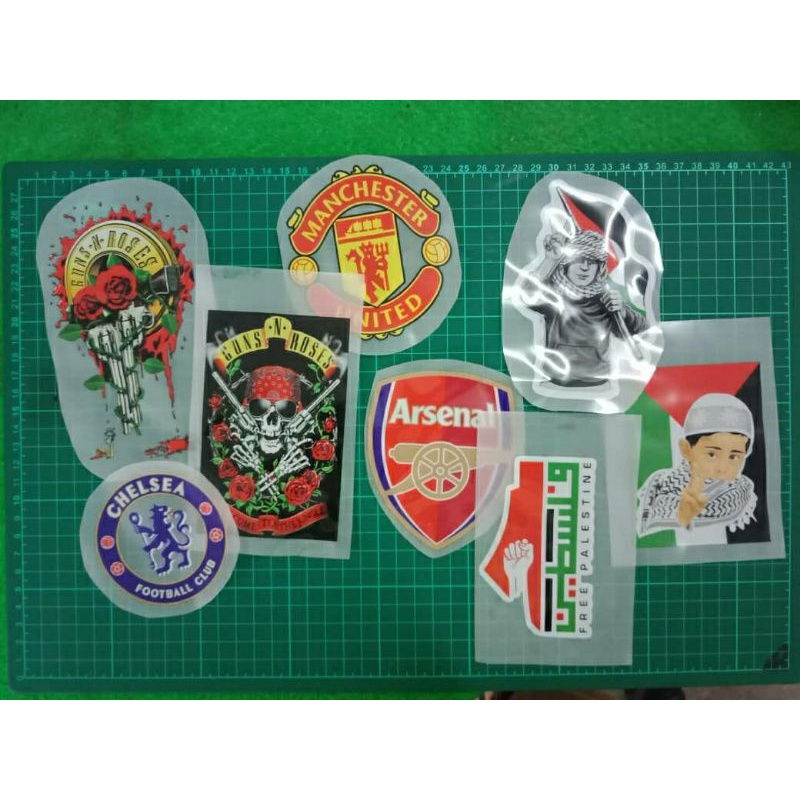 [Ready Stock] DIY Logo Sticker - Iron On Sticker | Shopee Malaysia