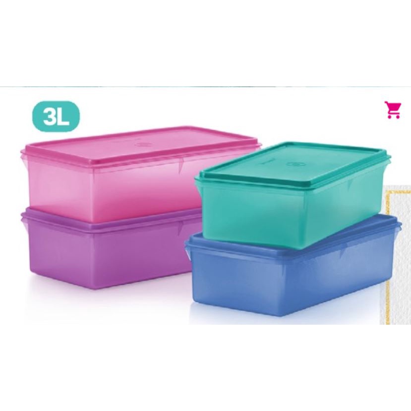(RANDOM COLOR 2PC) Tupperware Party Keeper 3L | Shopee Malaysia