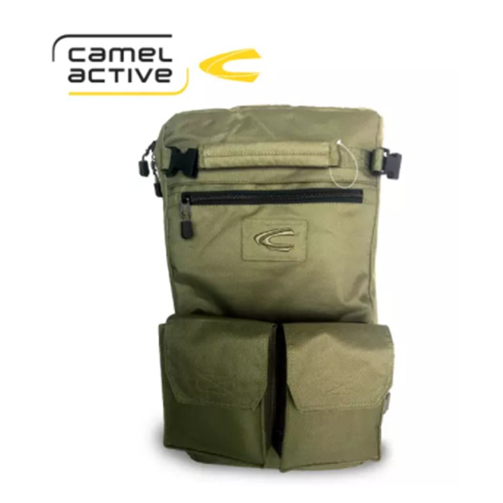camel active Men Military Inspired 2 Way Backpack/Document Bag - [2 Colours Available] (51102980-Gr)
