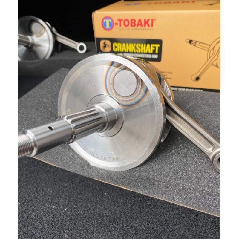 ORI Tobaki Racing Crankshaft LC135 4S Jack Up 4MM/6MM Jet Rod Crankshaft LC135 Shopee Malaysia