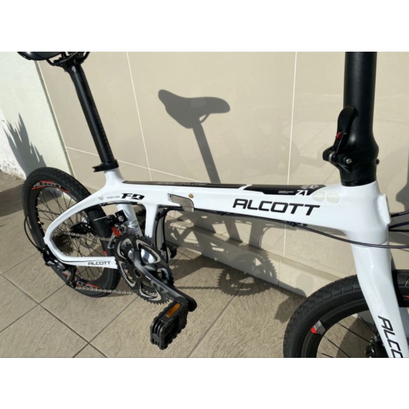 (Ready Stock) Alcott Z1 Carbon Folding Bike, Shimano 105 R7000 2x11