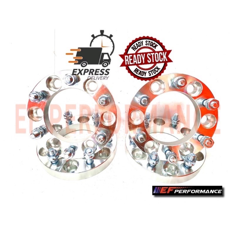 4x4 Wheel Spacer 25mm 6 Hole to 6x139.5mm Sport rim spacer hilux vigo ...