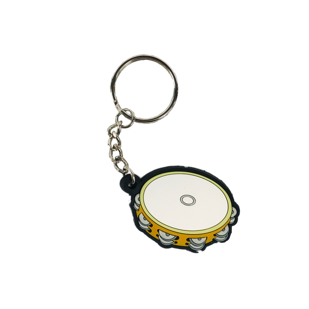 Instrument Key Chain ( Tambourine Yellow ) Shopee Malaysia
