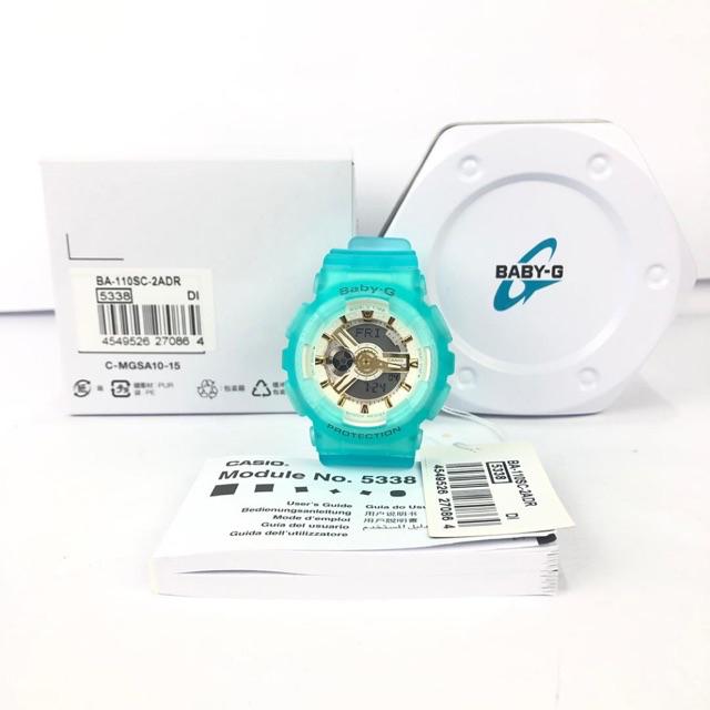 Casio Baby-G Frosted Sea Glass Colors Series BA-110SC | Shopee
