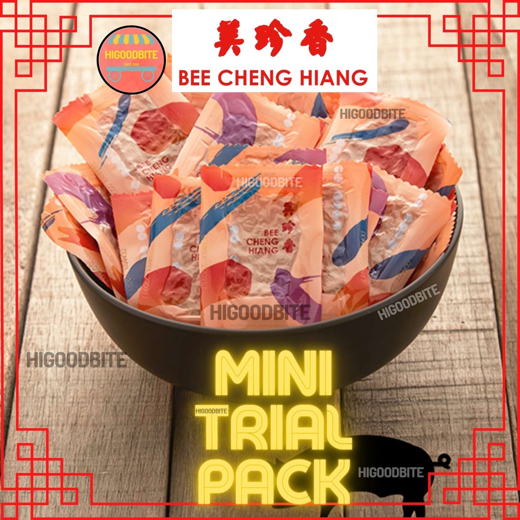 美珍香 迷你 休闲 猪肉干 Bee Cheng Hiang Mini Ez Pork Mini pork 迷你肉干 1PIECE 一片