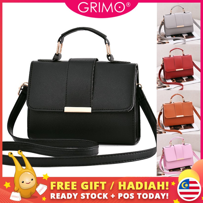 Ready Stock💓grimo Sisi Middle Women S Sling Bag Shoulder Handbag Fashion Beg Tangan Wanita